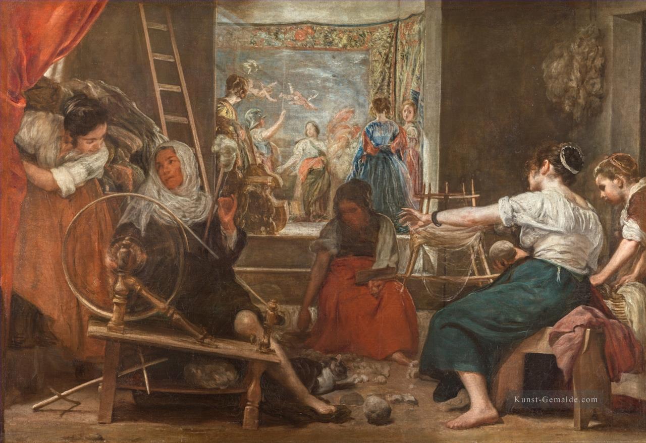 Die Fabel von Archne alias die Spinner Diego Velázquez Ölgemälde